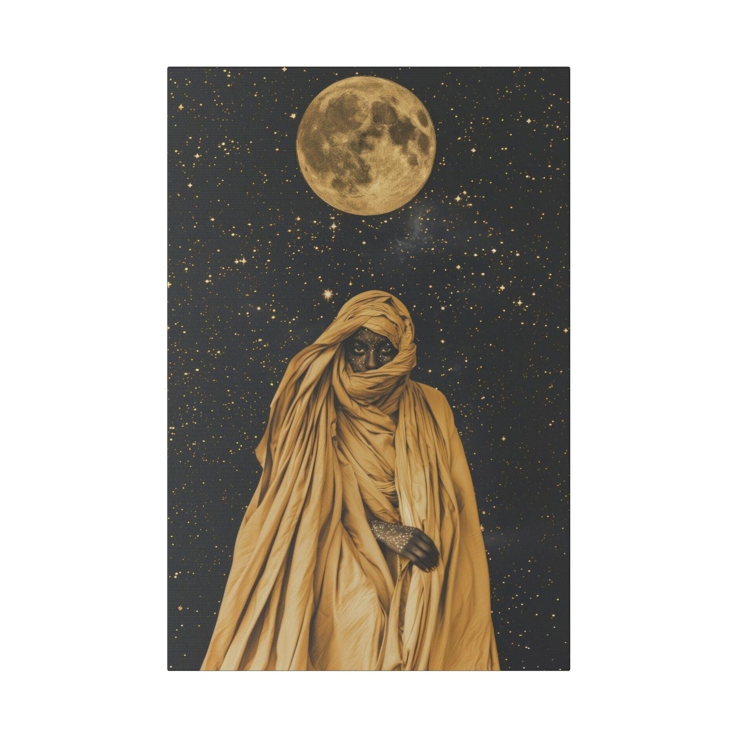 Enchanting The Moon - Matte Canvas, Stretched, 0.75"