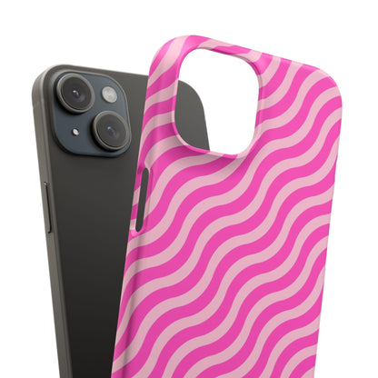 Waveicious Pink Snap iPhone Cases