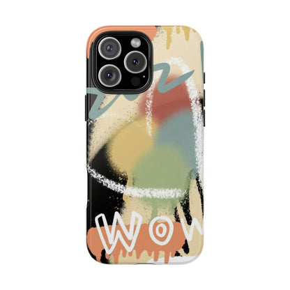 Abstract Splash: Wow Edition Tough iPhone Cases