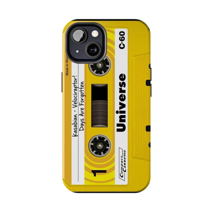 Retro Yellow Cassette Tape iPhone Cases