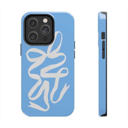 Bow in Blue Cute iPhone Cases