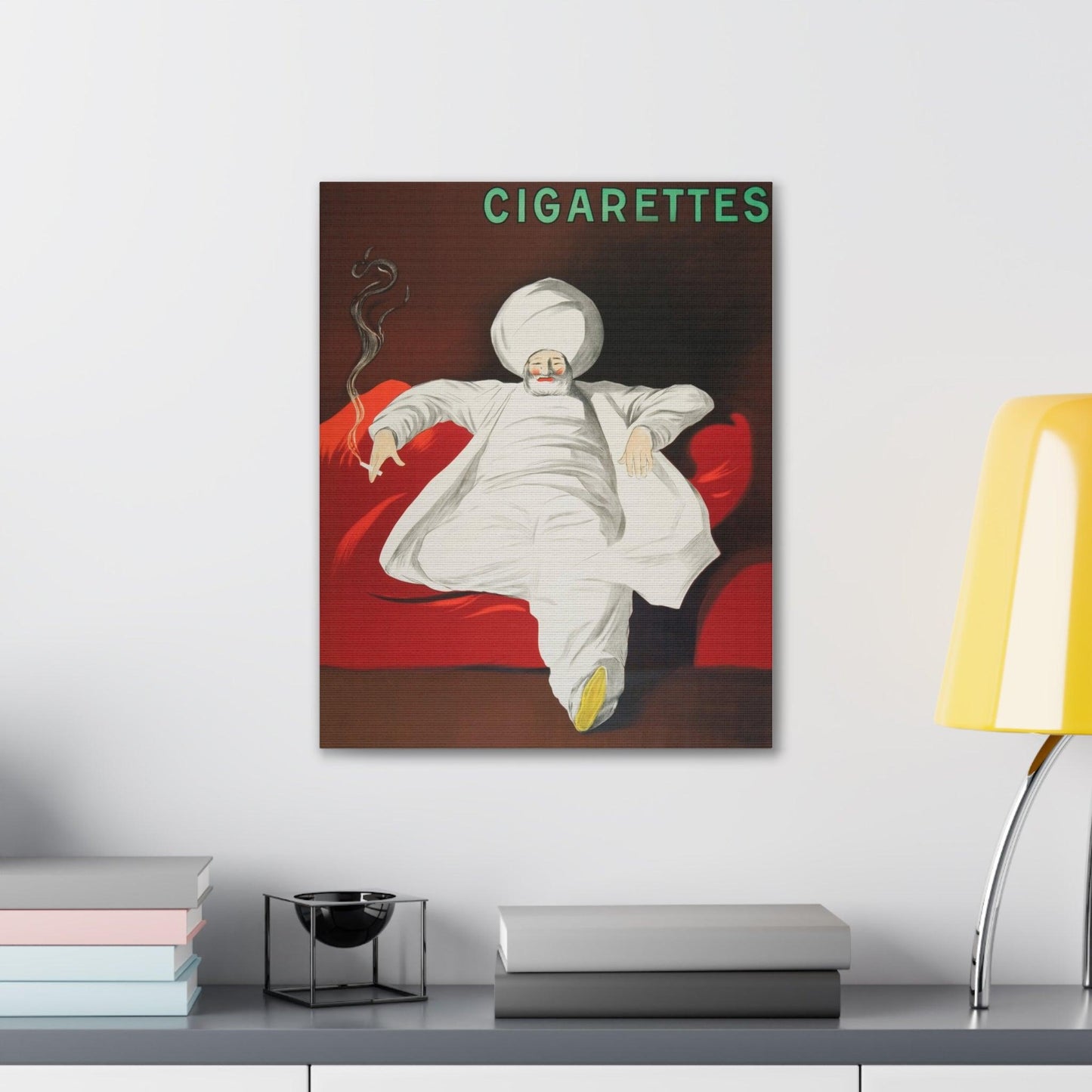 JOB Cigarettes (1912) by Leonetto Cappiello. - Canvas Gallery Wraps