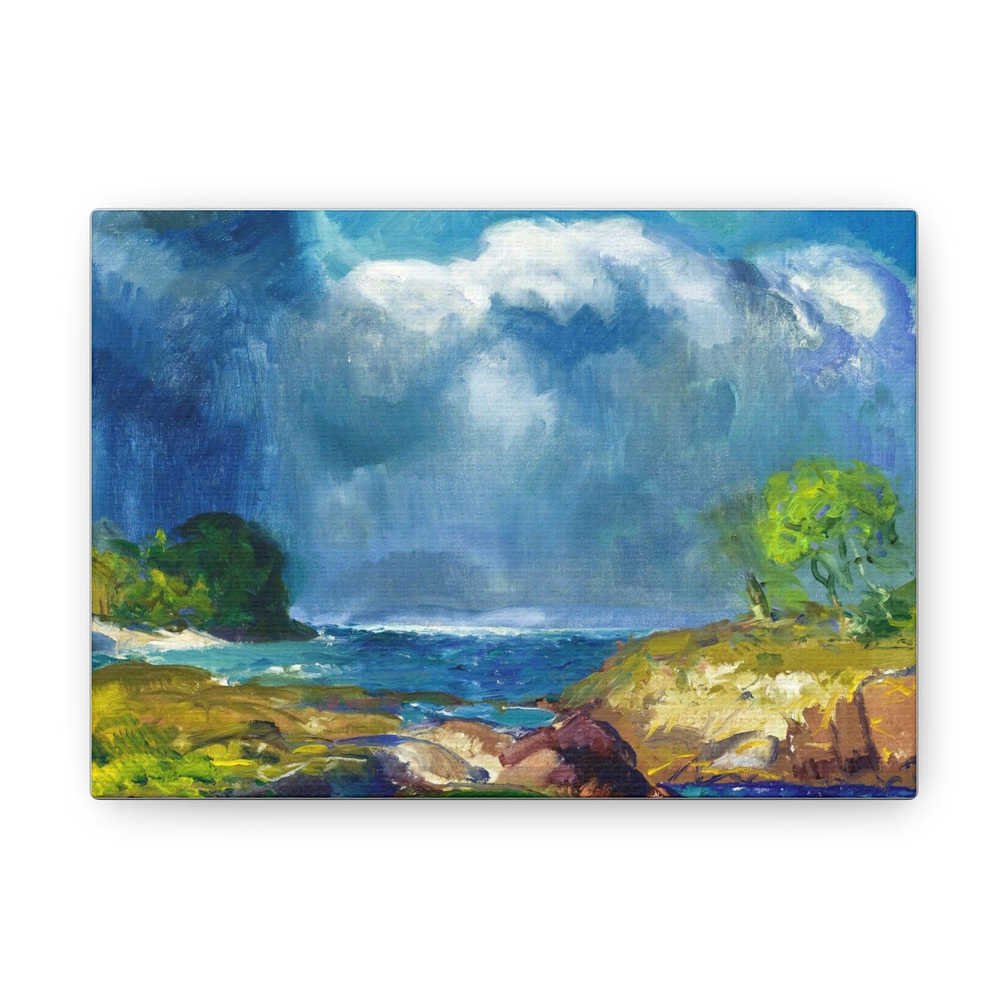 The Coming Storm (1916) painting by George Wesley Bellows - Canvas Gallery Wraps