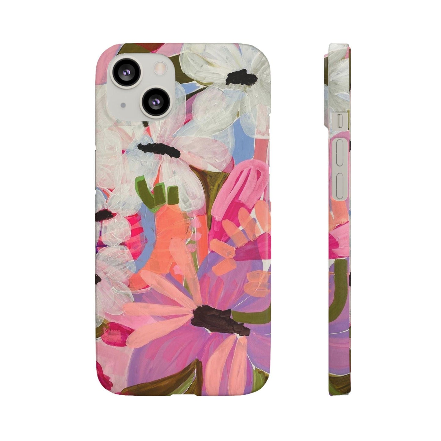 Blossoming Grace Floral Snap iPhone Cases