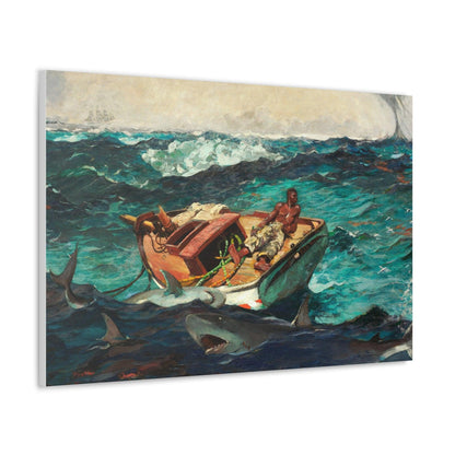 The Gulf Stream (1899) by Winslow Homer - Canvas Gallery Wraps