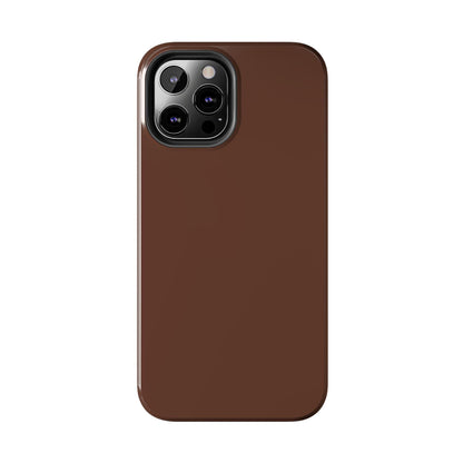 The Basics Coffee Brown iPhone Cases - The Basics Collection