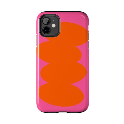 Pink Tangerine Blush Tough iPhone Cases