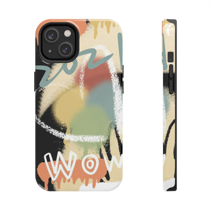 Abstract Splash: Wow Edition Tough iPhone Cases