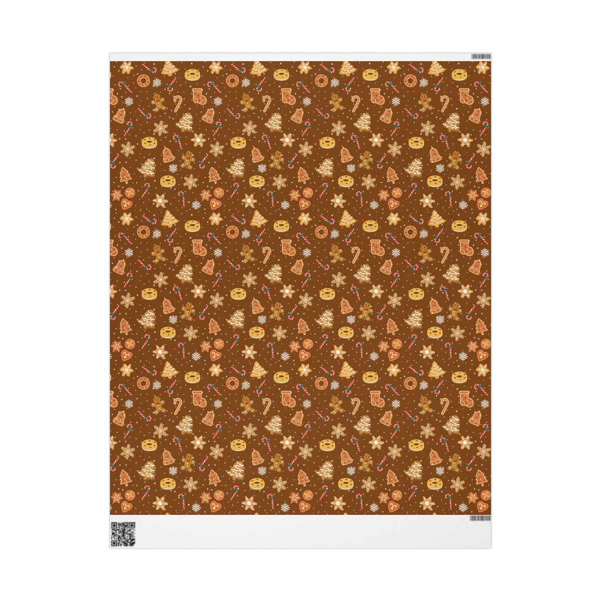 The Cookie Wonderland Brown Wrapping Paper Roll