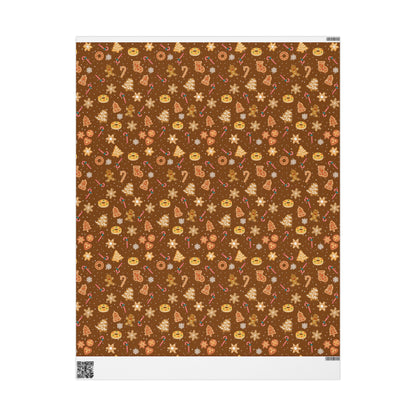 The Cookie Wonderland Brown Wrapping Paper Roll