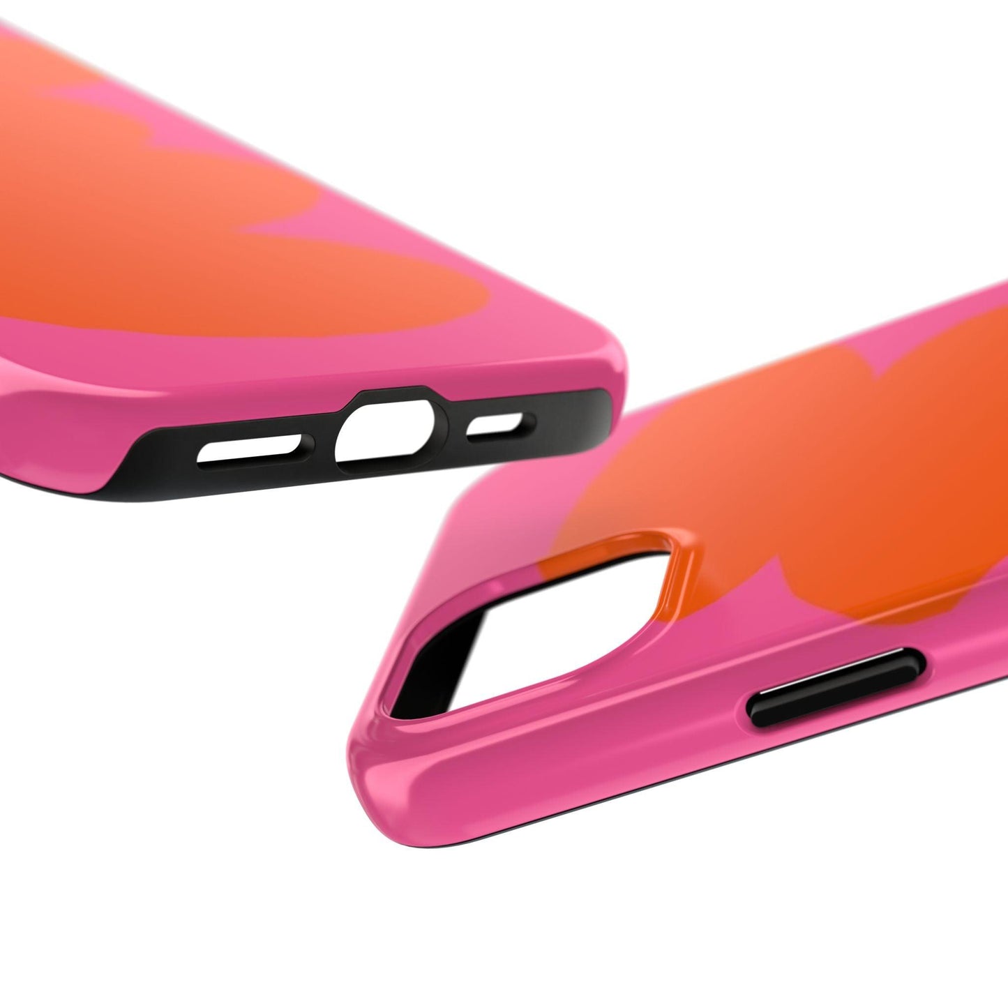 Pink Tangerine Blush Tough iPhone Cases