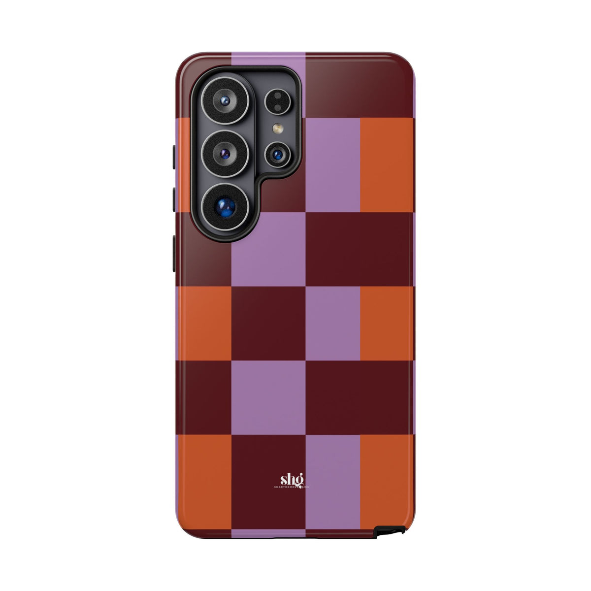 Plum Patchwork Phone Case