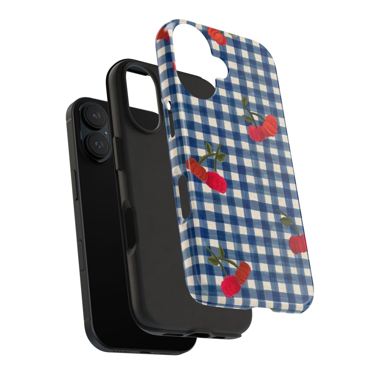 Charming Gingham Tough iPhone Cases