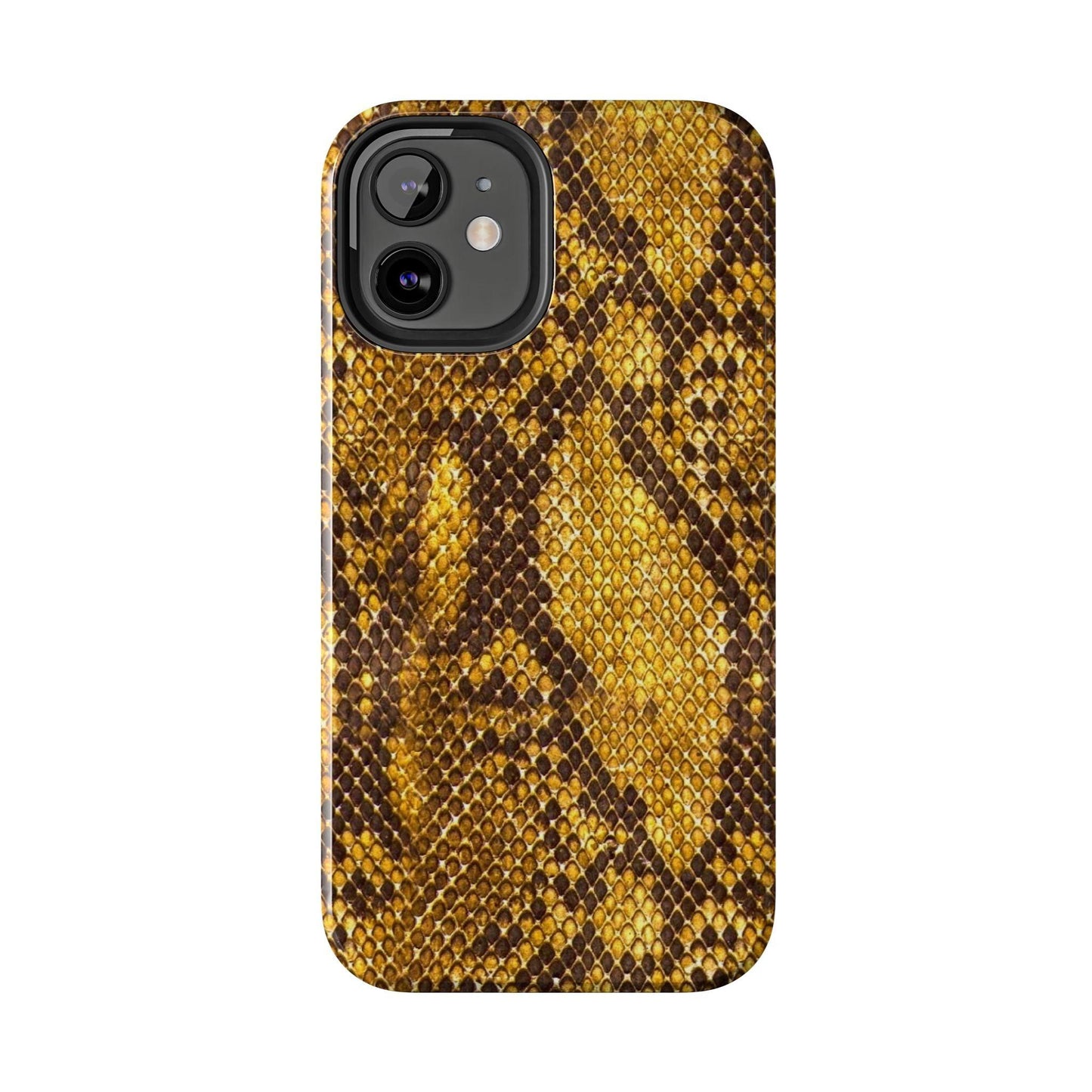 Golden Viper Scales Tough iPhone Cases