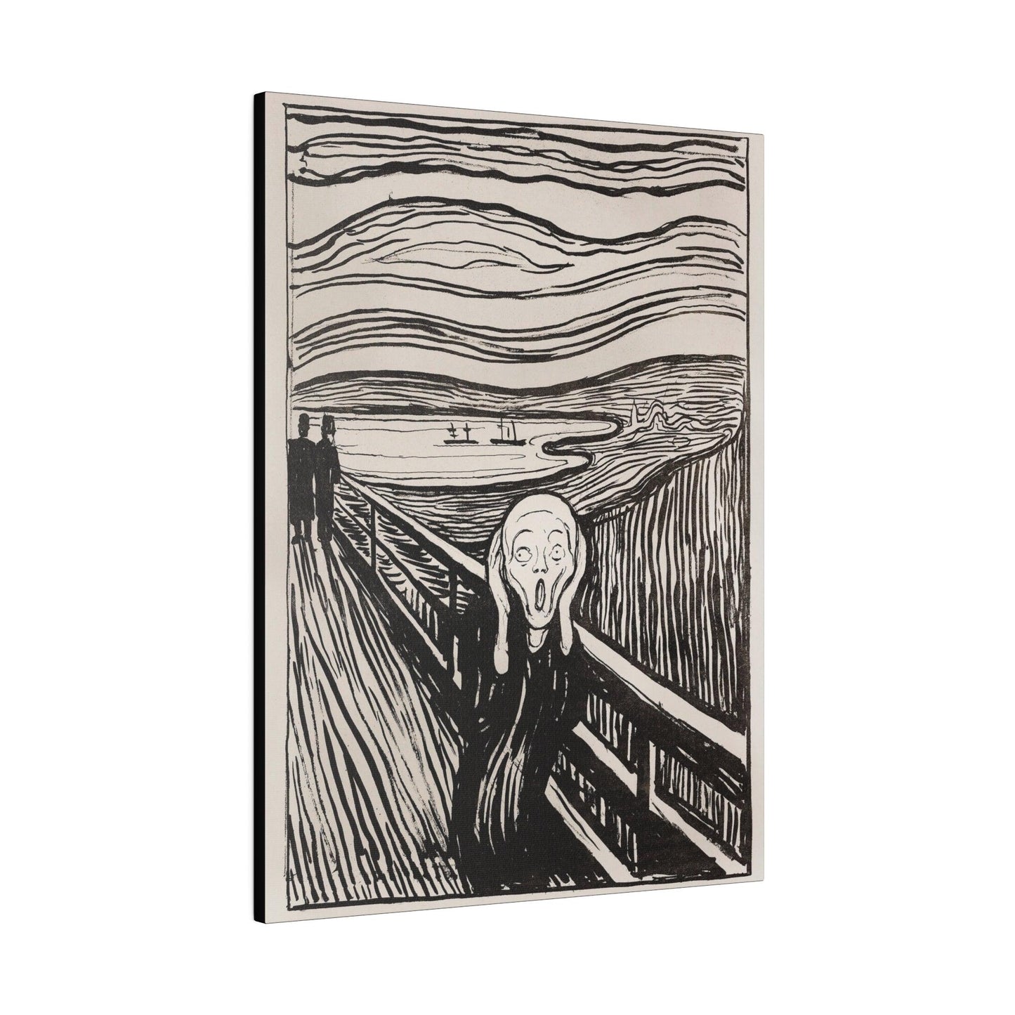 The Scream (1895) by Edvard Munch - Matte Canvas, Stretched, 0.75"