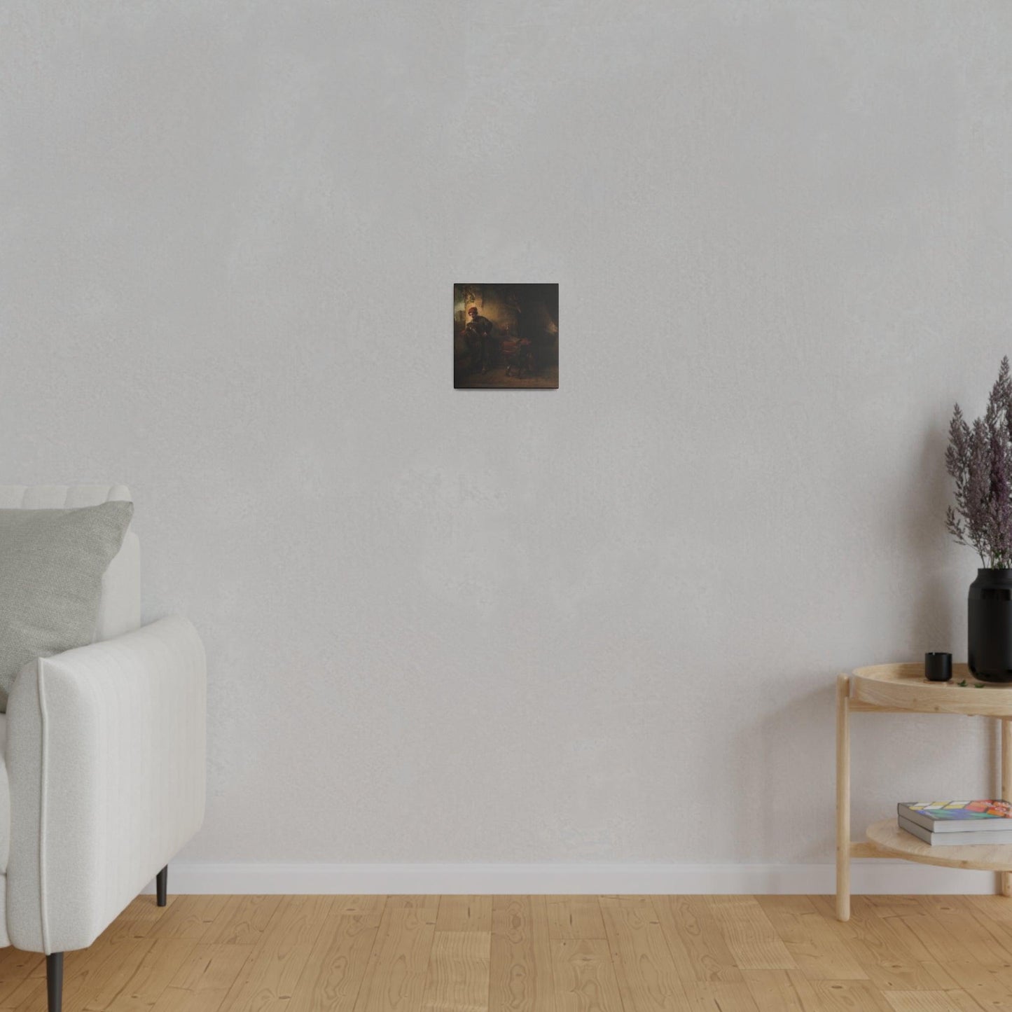 Standing Young Man at the Window in his Study Reading, known as The Student by Rembrandt van Rijn - Matte Canvas, Stretched, 0.75"