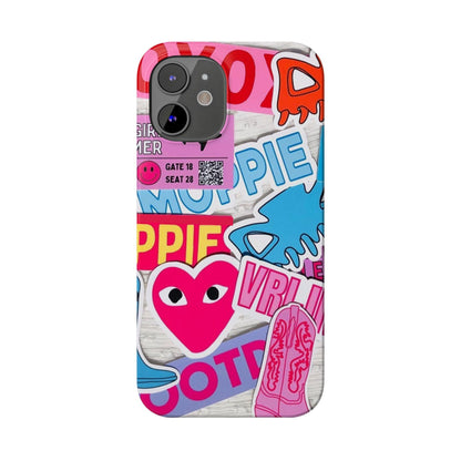 Sticker Frenzy Pop iPhone Cases