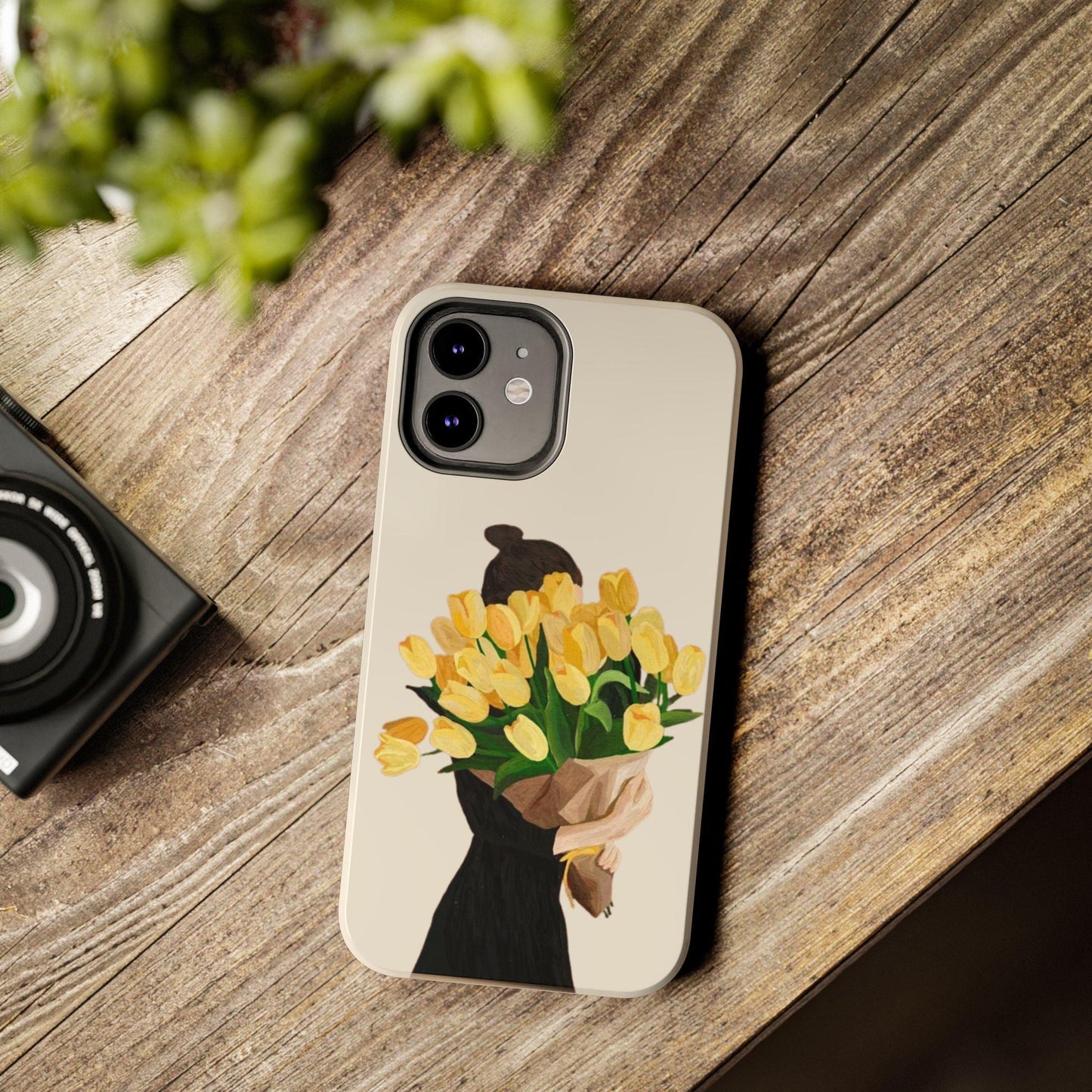 Golden Blooms: Femme Elegance Edition Tough Phone Cases