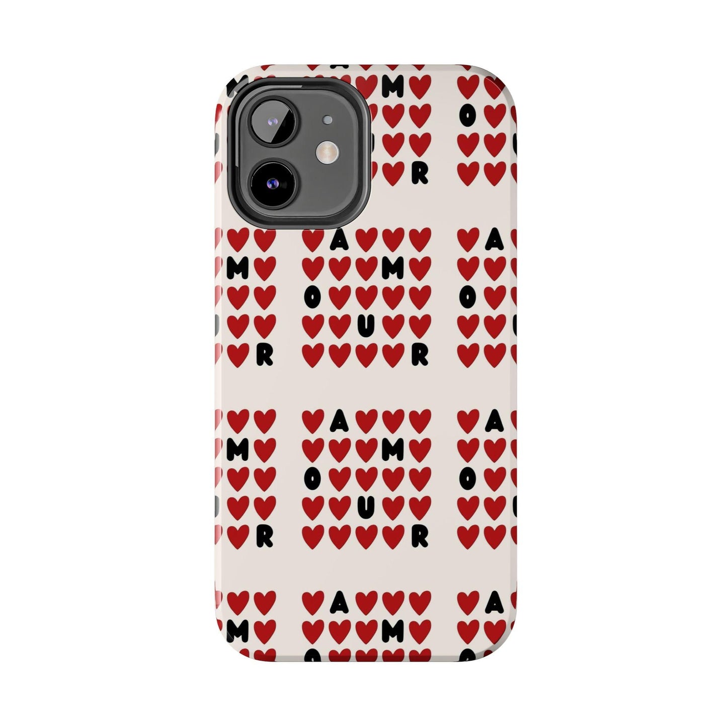 AMOUR Valentines iPhone Cases