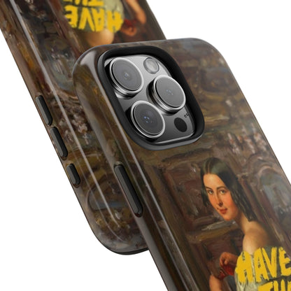 Victorian Art Twist - Have Courage - iPhone Cases