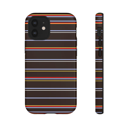 Chocolate Citylines Striped Phone Case