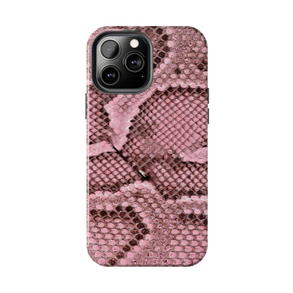 Pink Python Scales Tough iPhone Cases