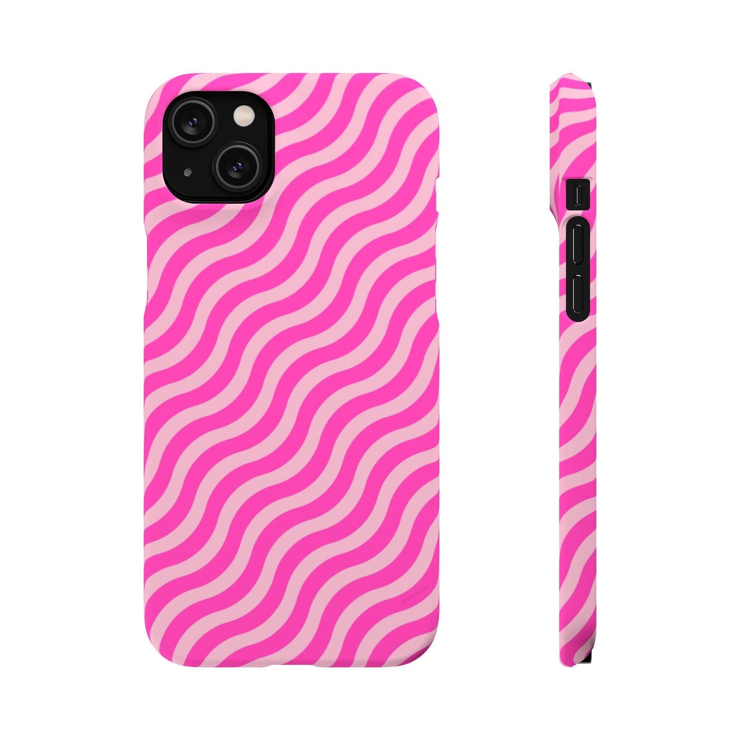 Waveicious Pink Snap iPhone Cases