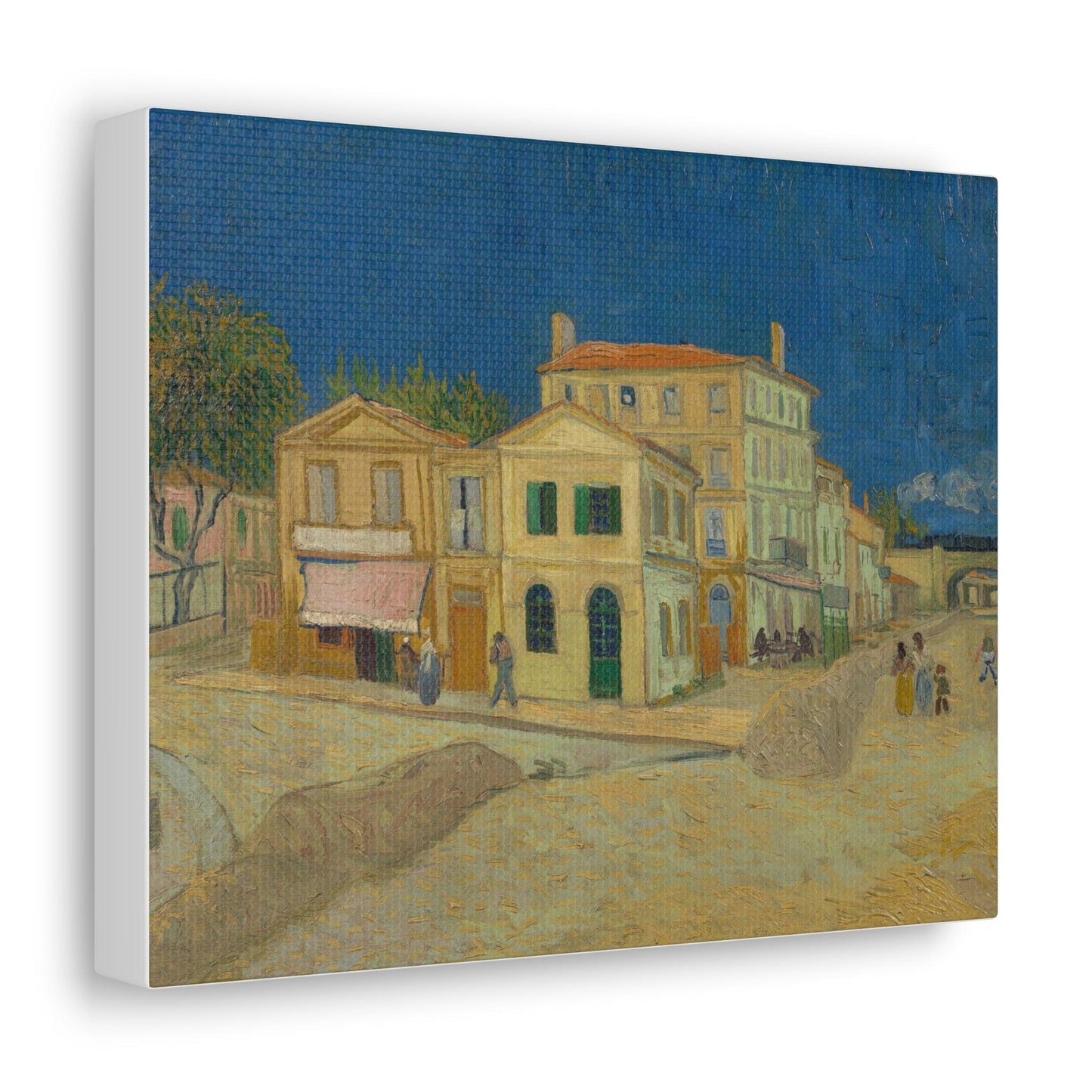 The Yellow House by Vincent Van Gogh - Canvas Gallery Wraps