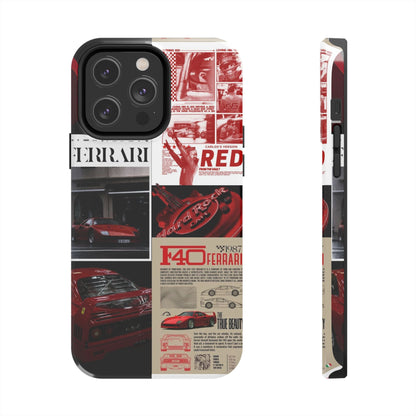 Race Car-Inspired Tough Phone Case - Automotive Passion for Car Enthusiasts