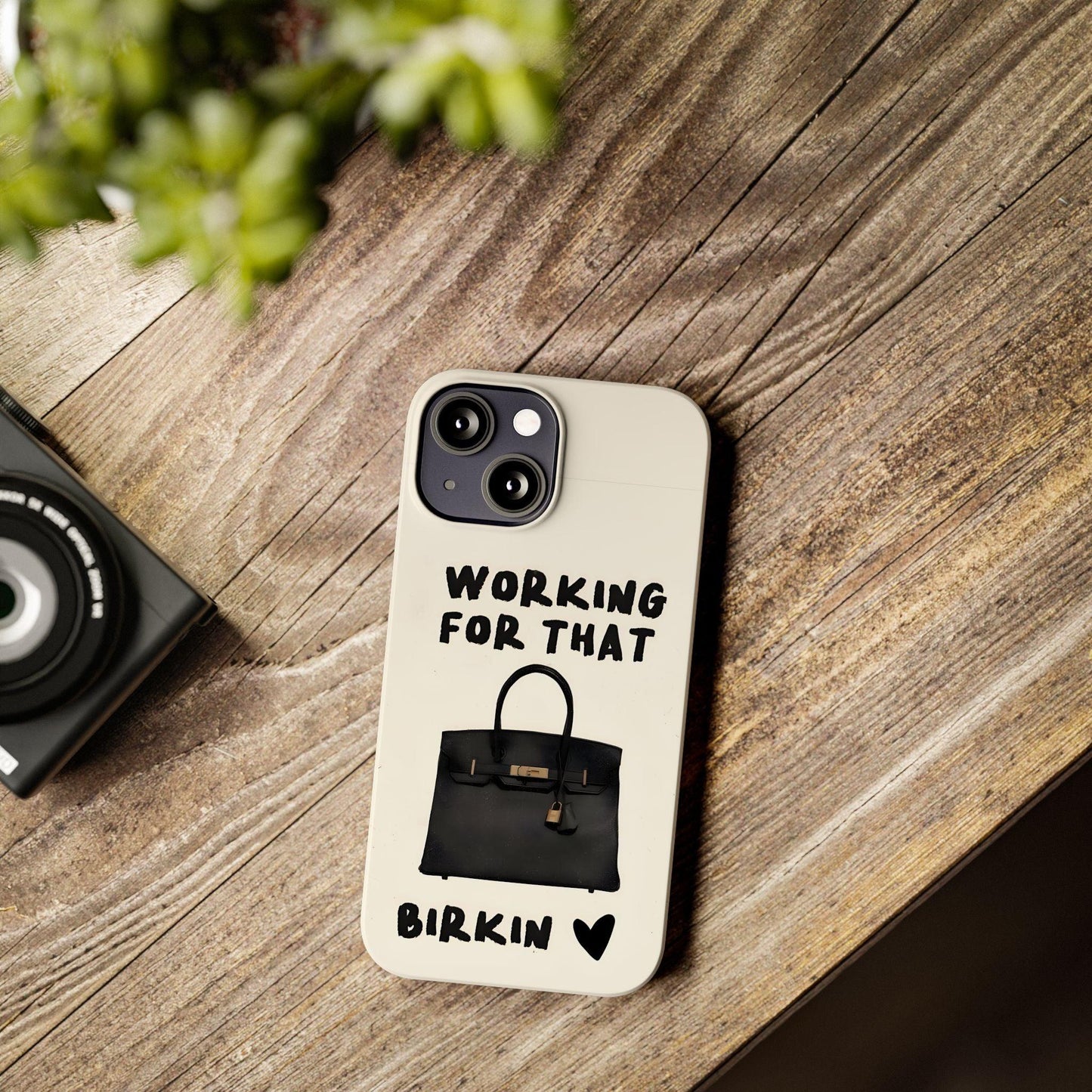 Working for that Luxe Bag Slim iPhone Cases