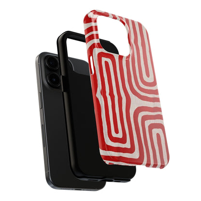 Scarlet Labyrinth Tough iPhone Cases