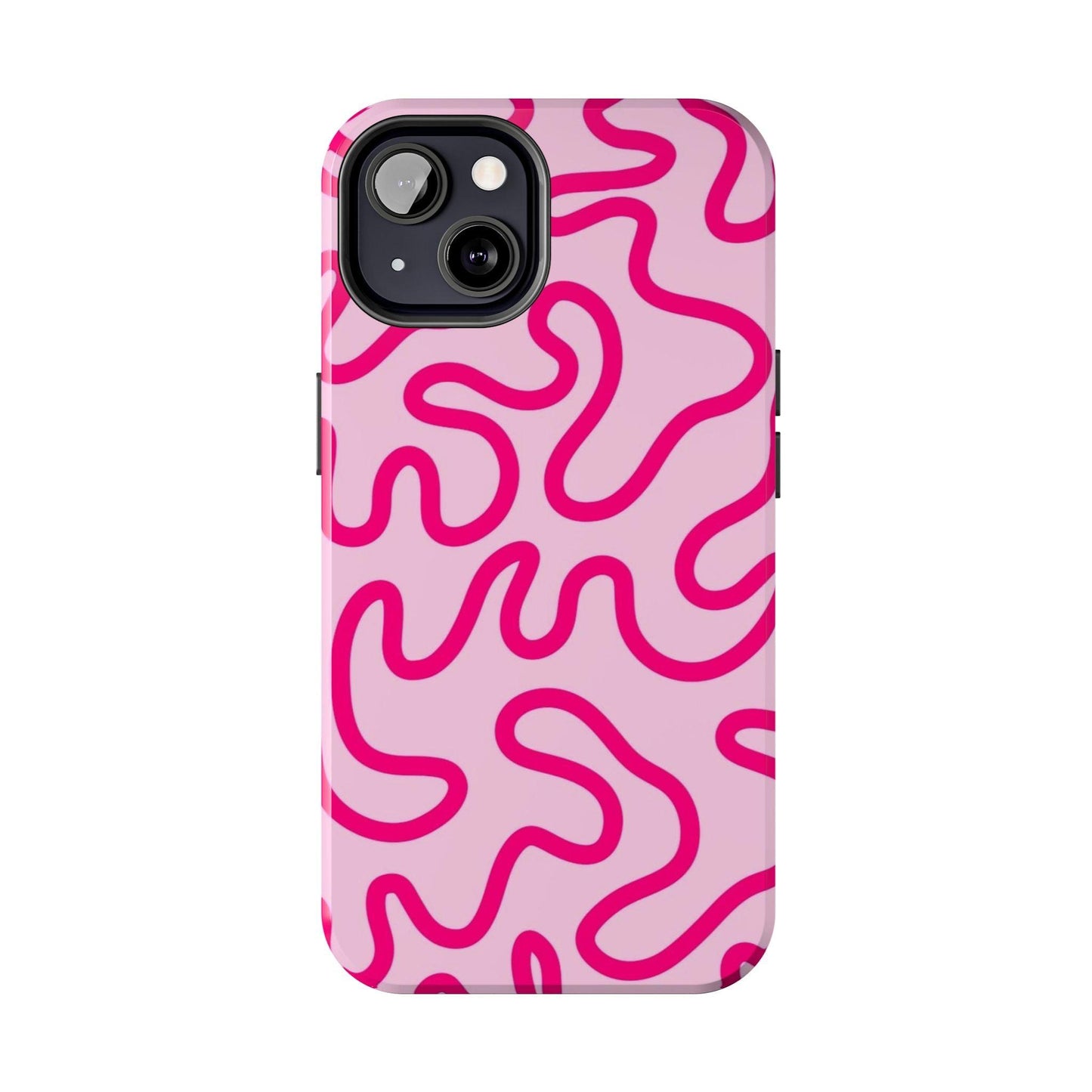 Pink Paradise Swirls Tough iPhone Cases