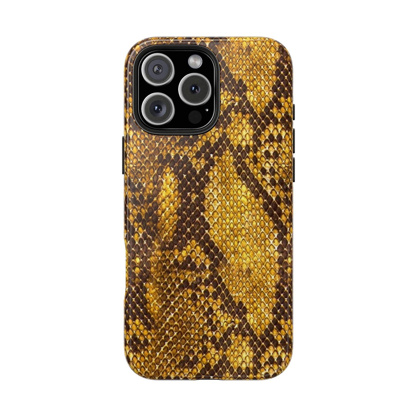 Golden Viper Scales Tough iPhone Cases