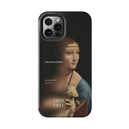 Da Vinci's Ermine Elegance Tough iPhone Cases