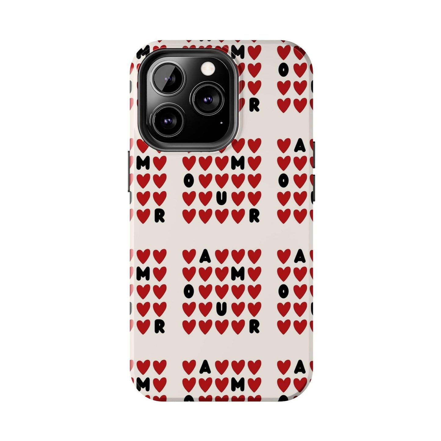 AMOUR Valentines iPhone Cases