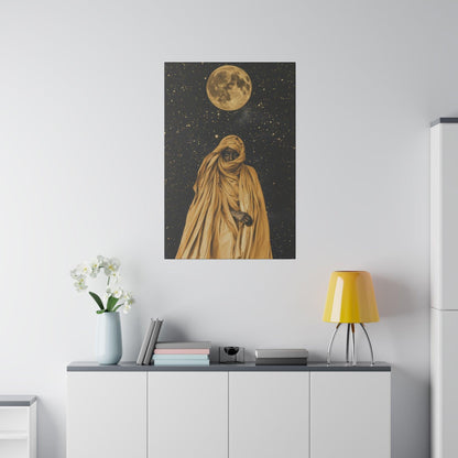 Enchanting The Moon - Matte Canvas, Stretched, 0.75"