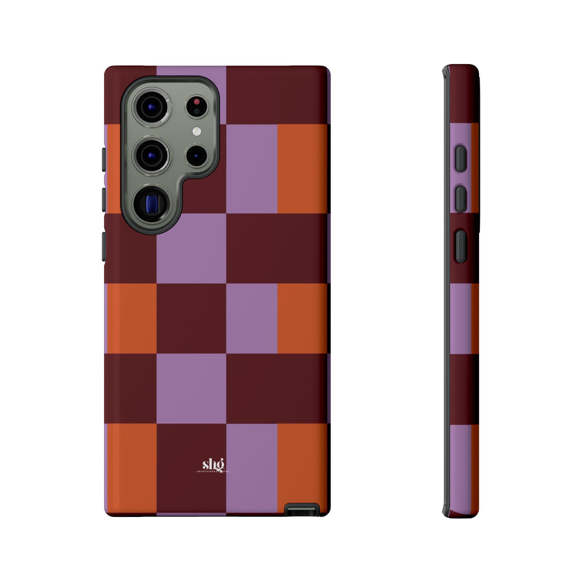 Plum Patchwork Phone Case