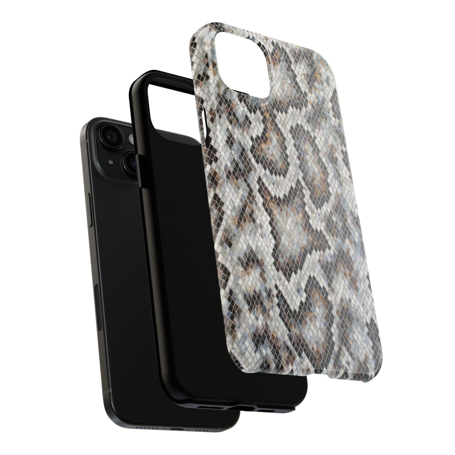 Crawler in Grey Mosaic Tough iPhone Cases