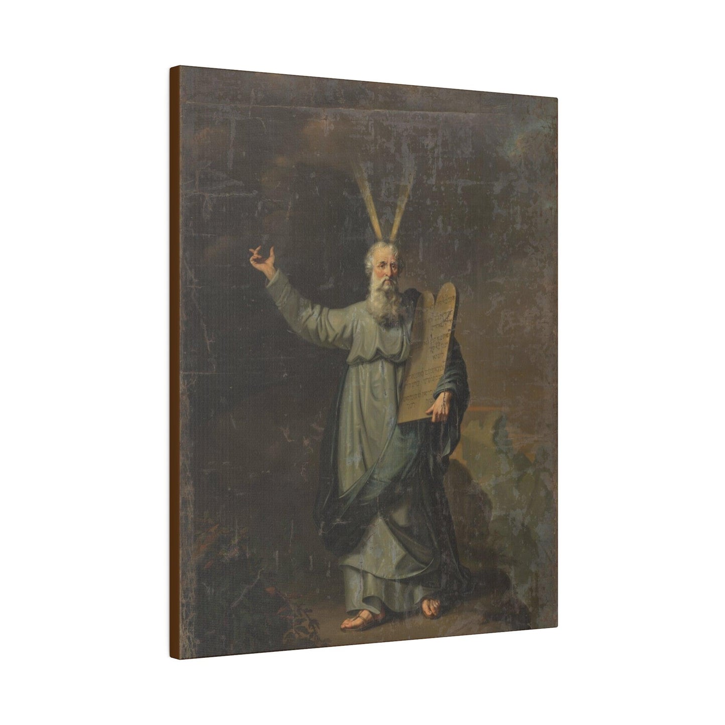 1803 Moses with the Tables of the Law by Pieter Gaal - Matte Canvas, Stretched, 0.75"