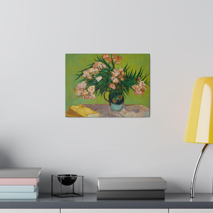 Oleanders 1888 by Vincent Van Gogh  Matte Canvas Stretched 0.75