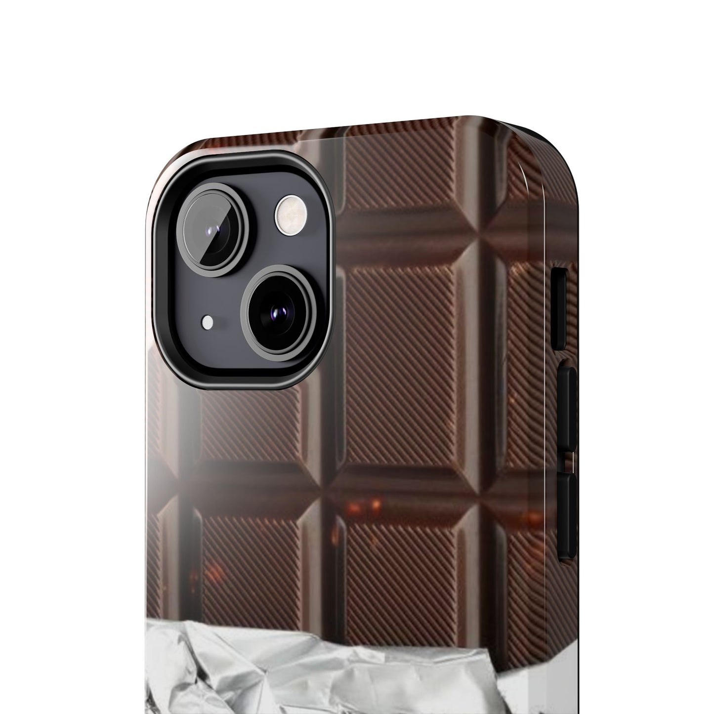 Chocolate with Silver Wrap iPhone Cases