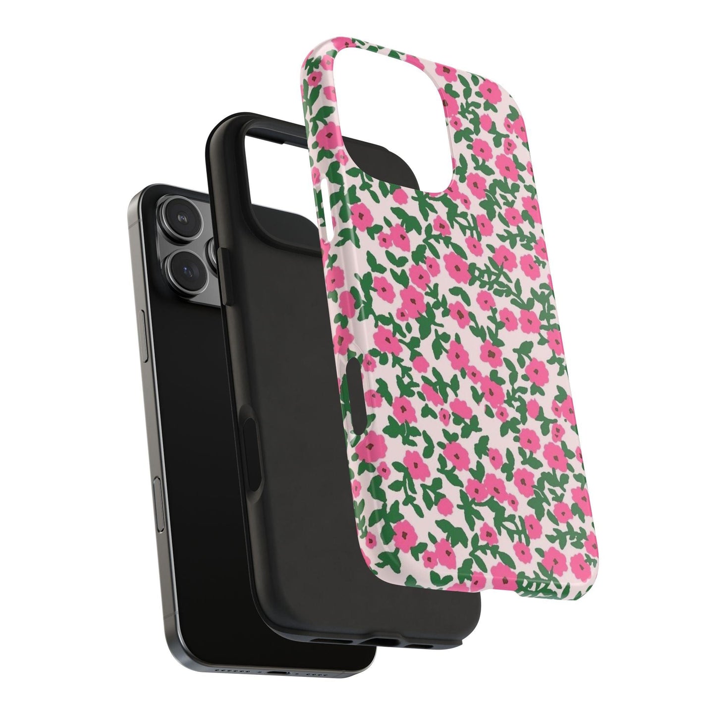 Spring Edition Pink Floral Tough iPhone Cases