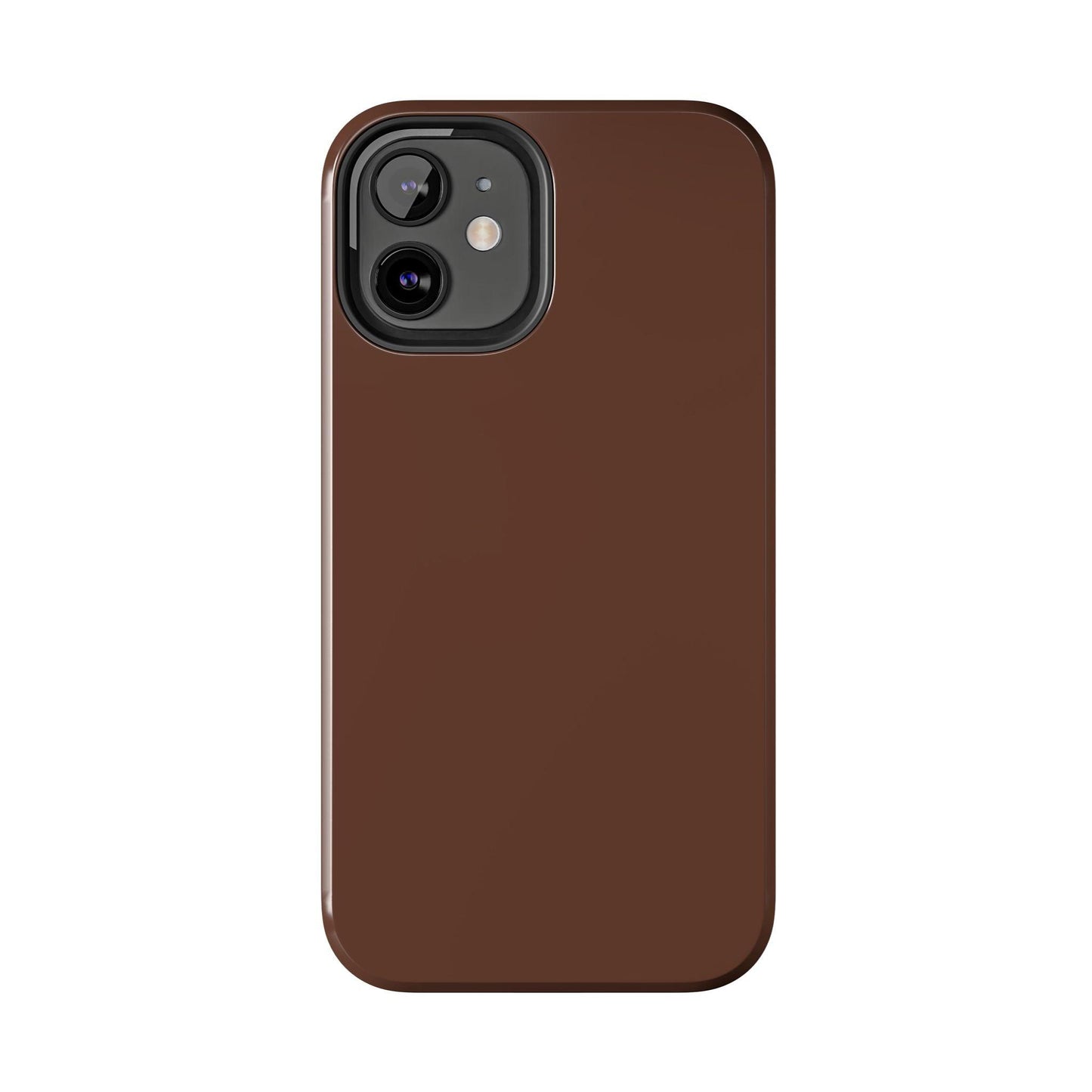 The Basics Coffee Brown iPhone Cases - The Basics Collection