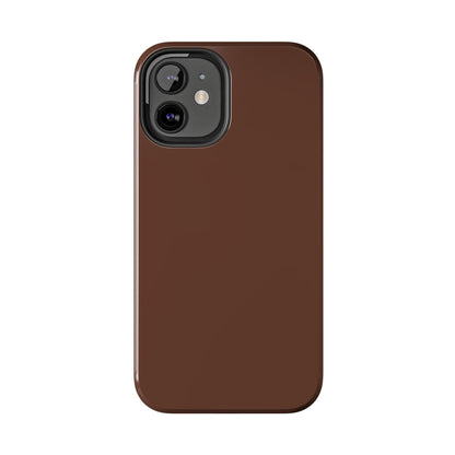 The Basics Coffee Brown iPhone Cases - The Basics Collection