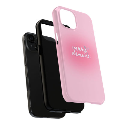 Verry Demure Aura Tough iPhone Cases