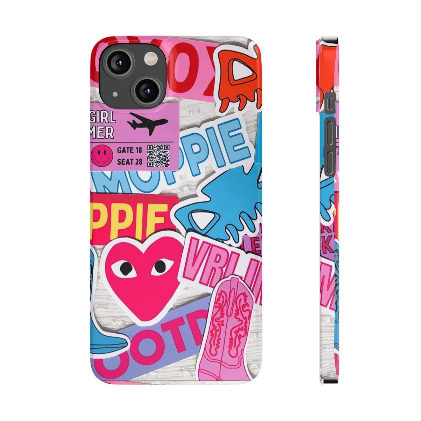 Sticker Frenzy Pop iPhone Cases