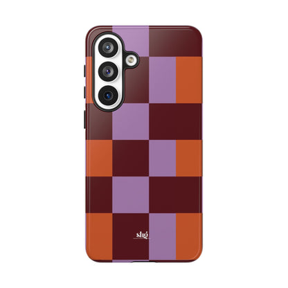 Plum Patchwork Phone Case