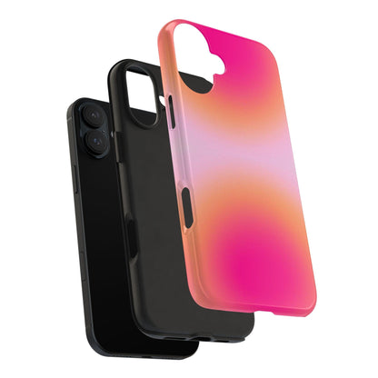 Sunset Glow Tough iPhone Cases with dual layer protection