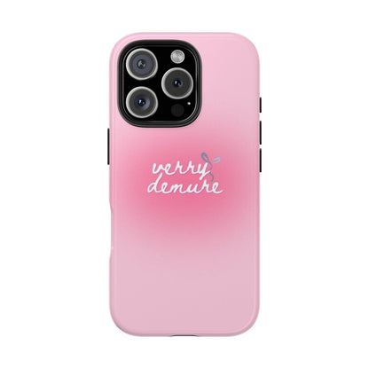 Verry Demure Aura Tough iPhone Cases