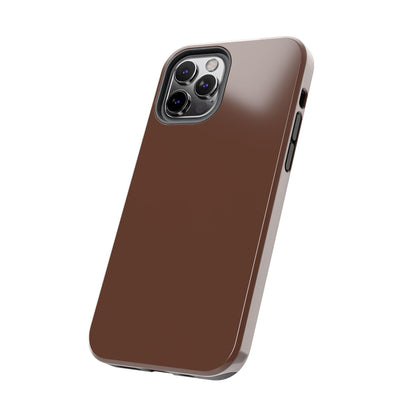 The Basics Coffee Brown iPhone Cases - The Basics Collection